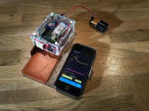 toepassing Arduino datalogger op iPhone